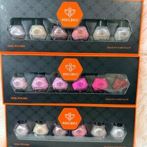 3 Sets = Modelines 6 Piecesnail Polish Set 5Ml .169 FL Oz New
